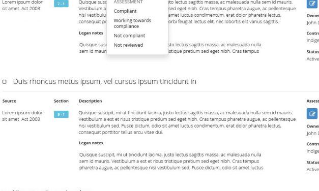 Compliance Search Tool