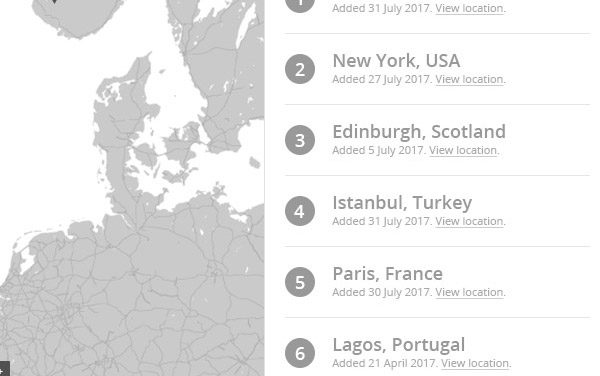 Travel Wish List App